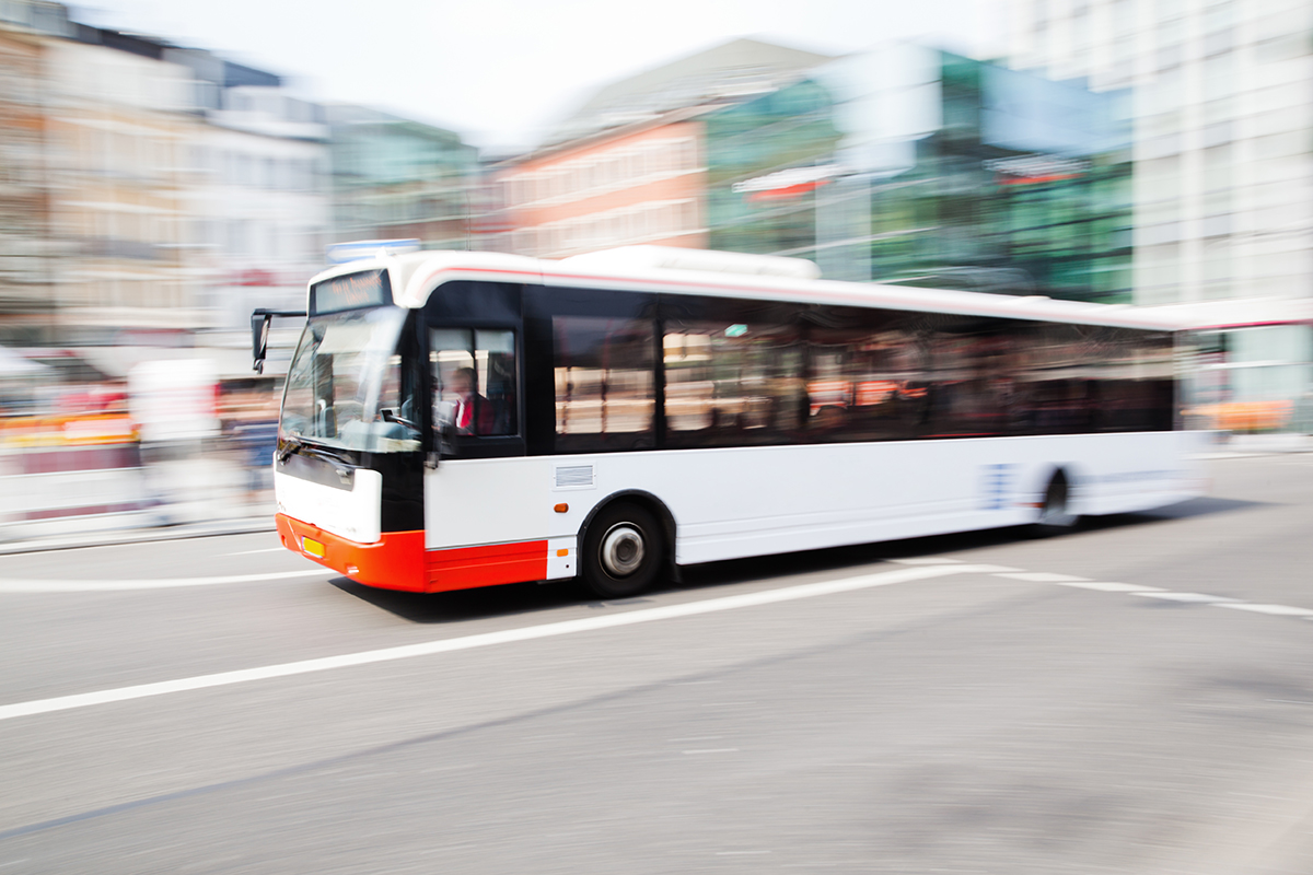 Bus in the City.