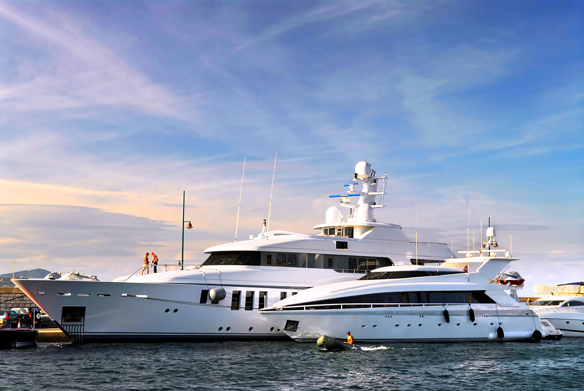 Luxury Yachts.