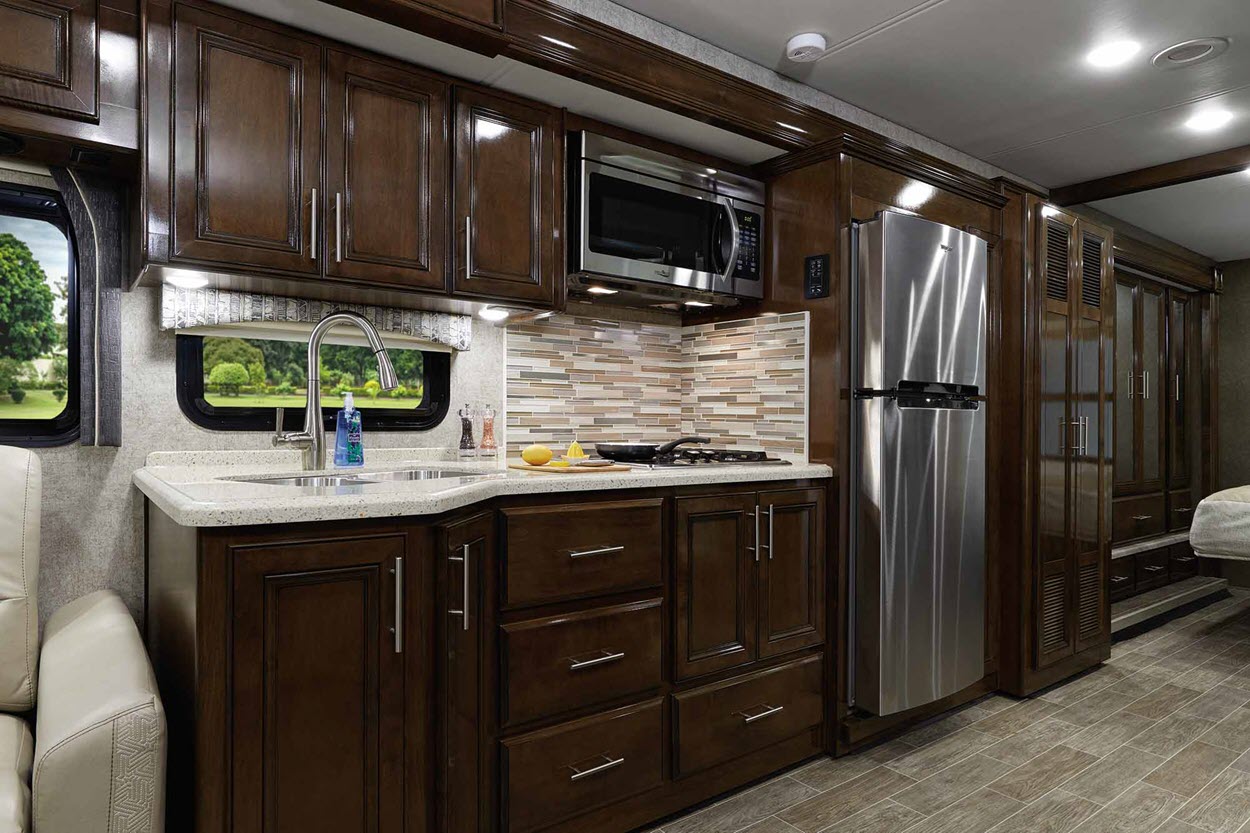 The interior of the 2020 Miramar RV spells comfort and luxury.